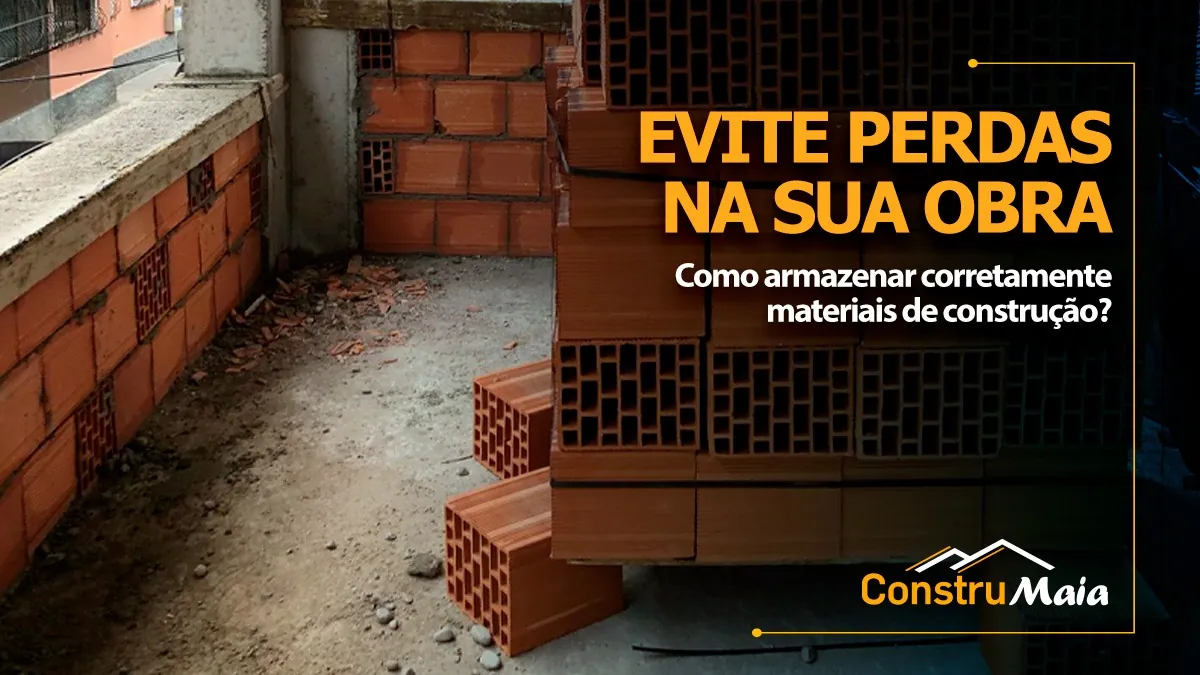 Dicas para armazenar materiais de construção corretamente e evitar perdas